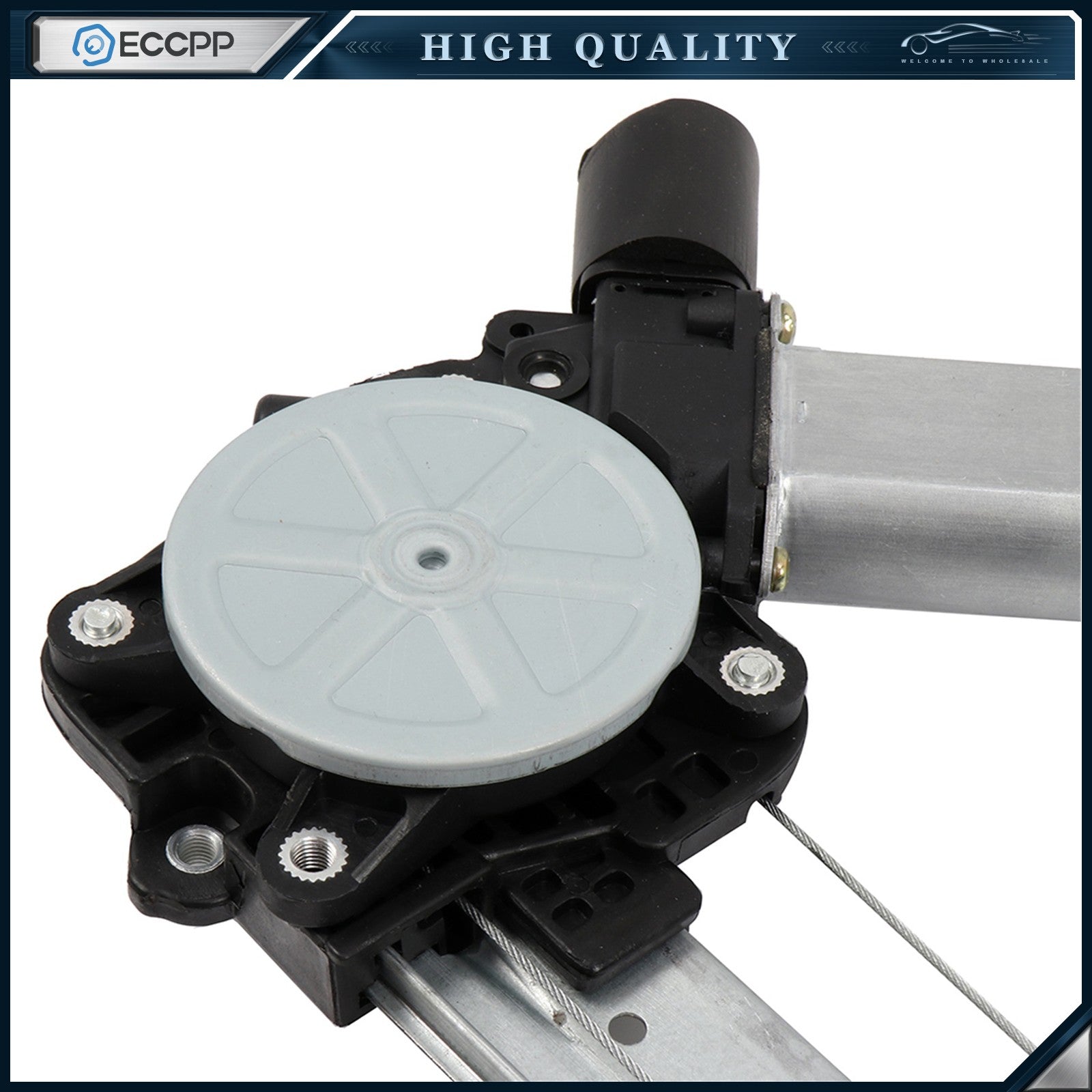 For 2007-2011 Honda CR-V Front Driver Left LH Power Window Regulator with Motor 6B93BC-57