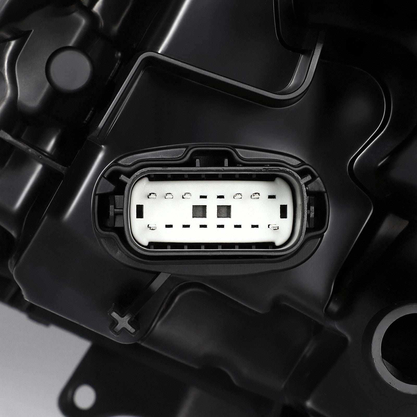 Right Side Headlight Assembly For 2017-2020 Ford Fusion Black w/Projector 6B93BC-57