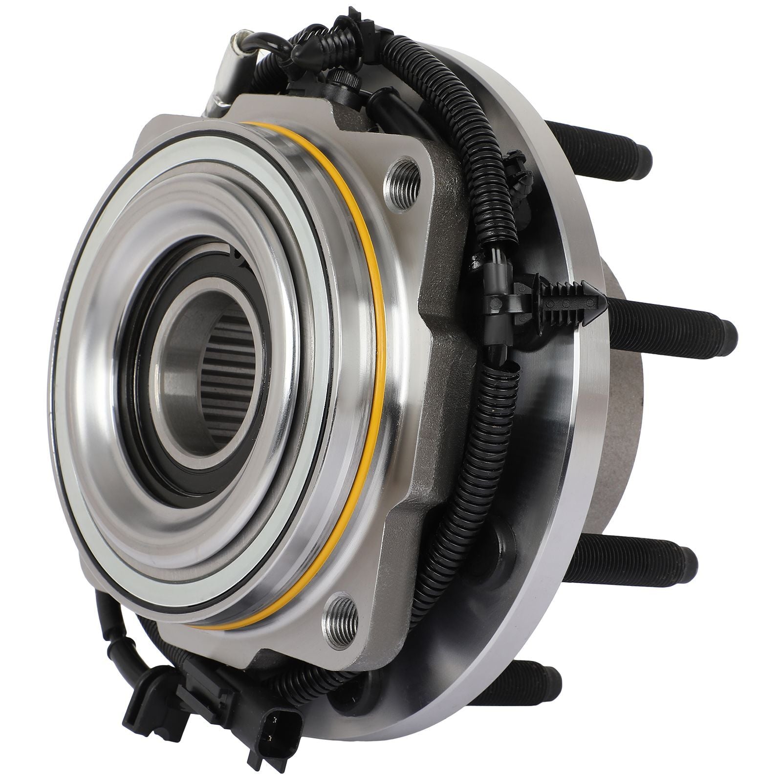 Pair Front Wheel Hub Bearings Assembly For Ford F-250 F-350 Super Duty 4WD SRW 6B93BC-57