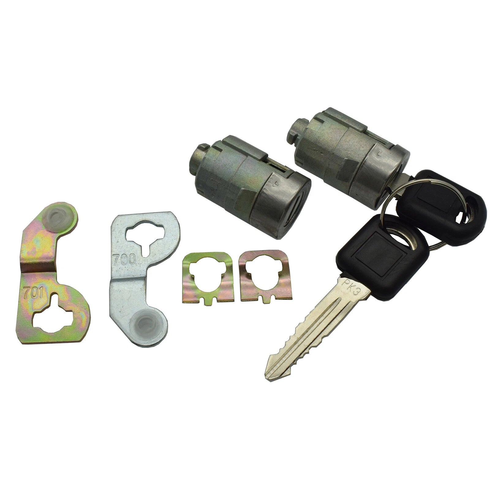 Door Lock Cylinder W/ Keys For GM CHEVY SILVERADO Pontiac Cadillac GMC 15298924 6B93BC-57