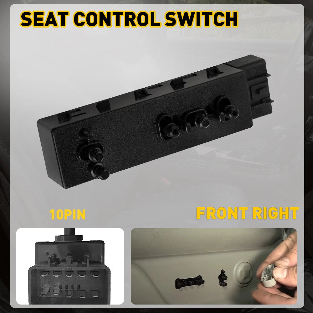 RIGHT PASSENGER POWER SEAT CONTROL SWITCH FOR 2007-2013 CHEVY TAHOE AVALANCHE EA 6B93BC-57