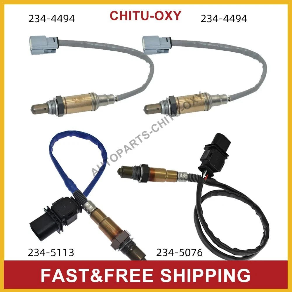 4PCS Upstream+ Downstream Oxygen O2 Sensor for 2011-2014 Ford F-150 5.0L 6.2L 6B93BC-57