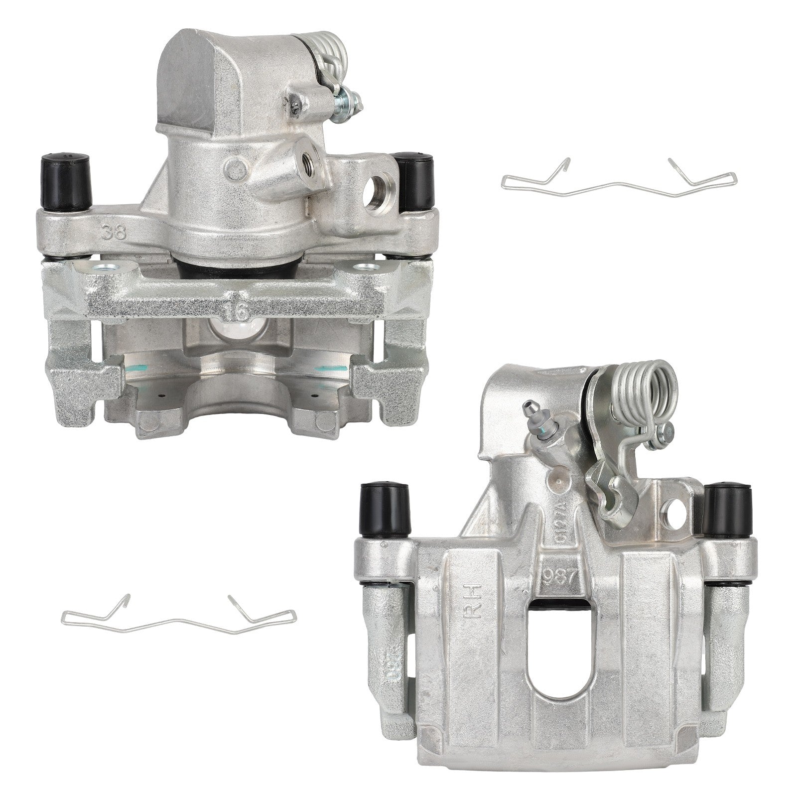 Rear Left Right Brake Calipers 2Pcs For 2004-2008 Mazda 3 2008-2013 Volvo C30 6B93BC-57