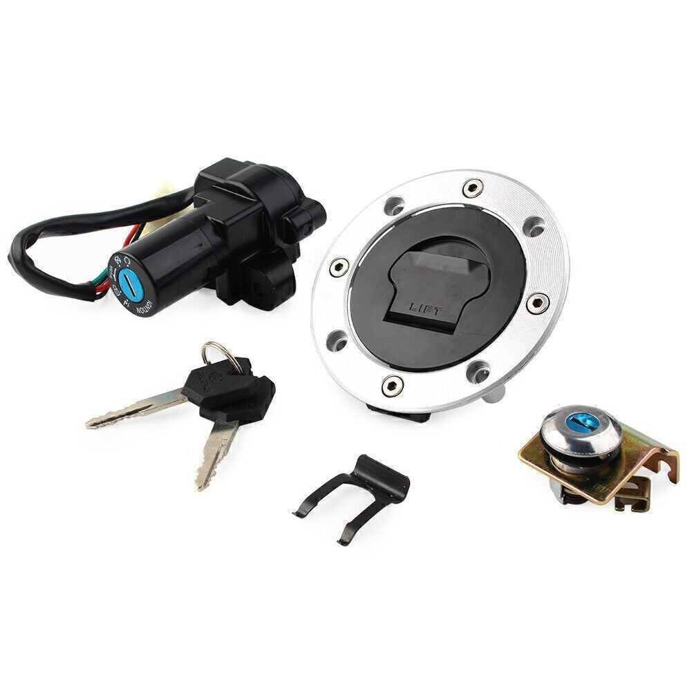 Lock Set Ignition Switch Fuel Gas Tank Cap w/Keys for Suzuki GS500 2001-2012 6B93BC-57