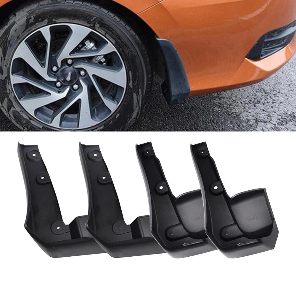 2016-2022 For Civic Honda Sedan 4 Door Mud Flaps Splash Guards Mudguards EOA 6B93BC-57