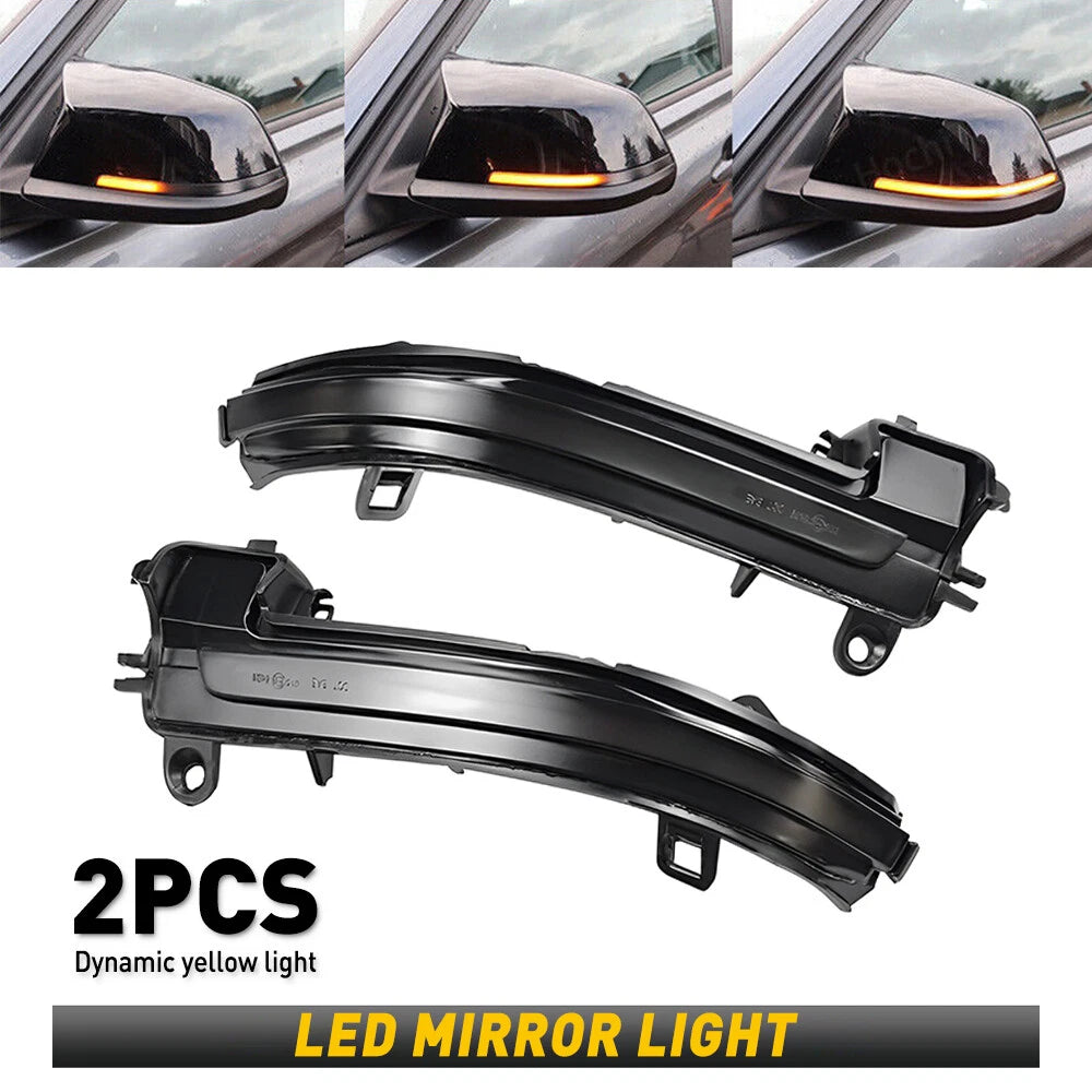 AUXITO Turn Signal Lamp Side LED Mirror Light For 4 BMW 3 2 1 Series F32 F33 F36 AUXITO