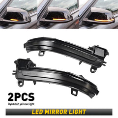 AUXITO Turn Signal Lamp Side LED Mirror Light For 4 BMW 3 2 1 Series F32 F33 F36 AUXITO