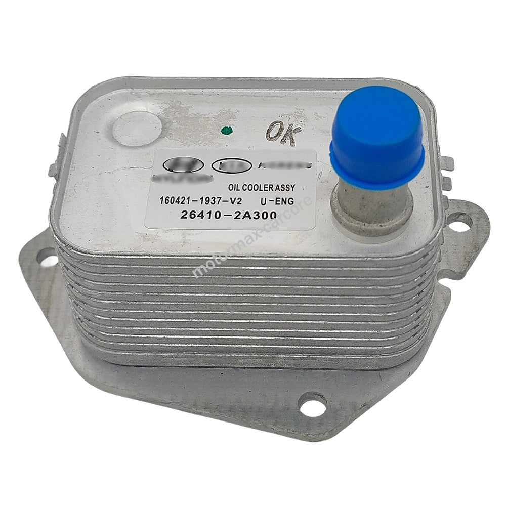 Engine Oil Cooler For 2017-19 Hyundai IX20 IX35 I20 I30 I40 Kia Venga 264102A300 6B93BC-57