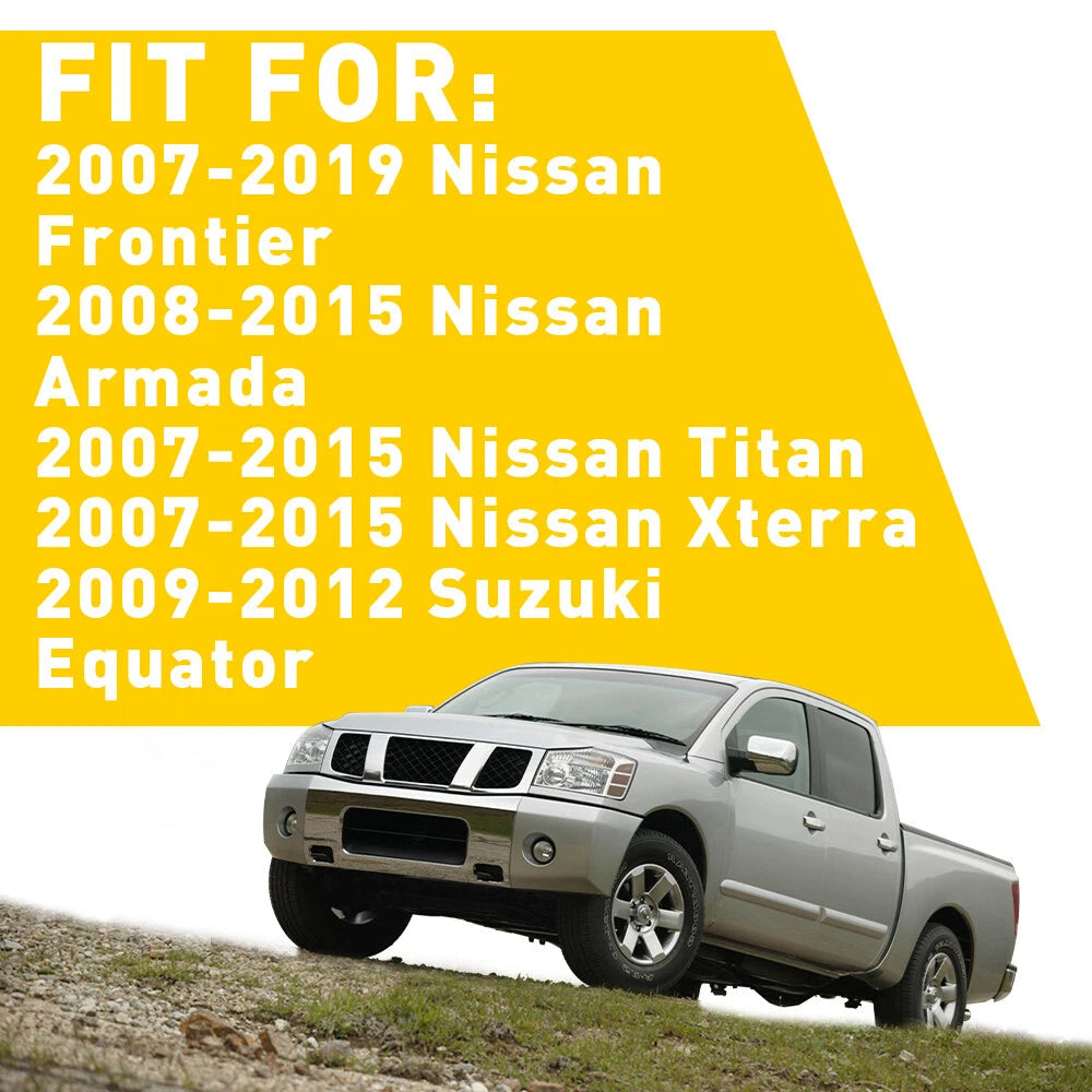 Fit Nissan Frontier 1 Pair License Plate Rear Light Bumper Lamp Housing Cover SE 6B93BC-57