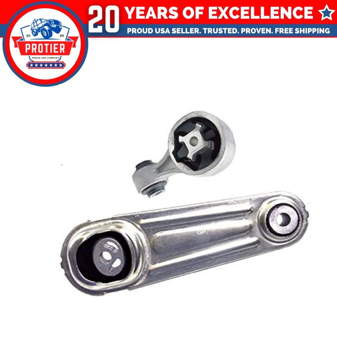 Front & Rear Torque Strut Mount Fit 2014-2017 Nissan Rogue 2.5L USA Built Only! 6B93BC-57