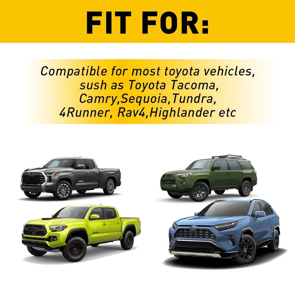 8PCS Car Door Handle Bowl Anti Scratch Sticker Protector Cover For Toyota Tacoma 6B93BC-57