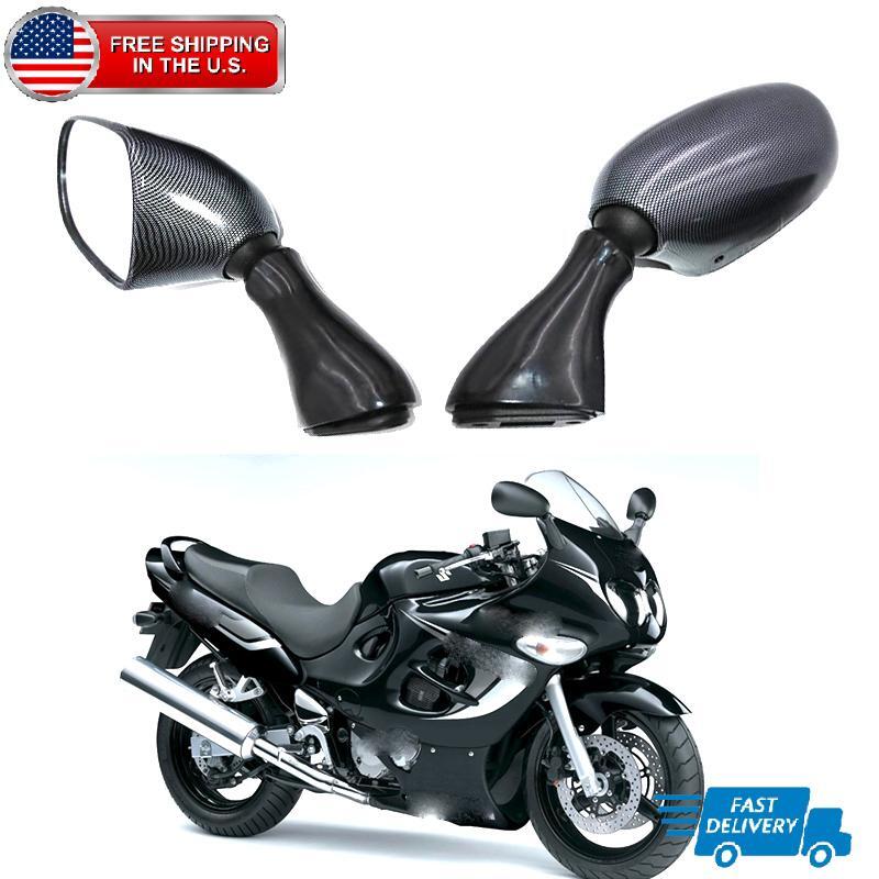 Carbon Motorcycle Side Mirrors For Suzuki Katana 600 750 Gsx600F/750F 1998-2006