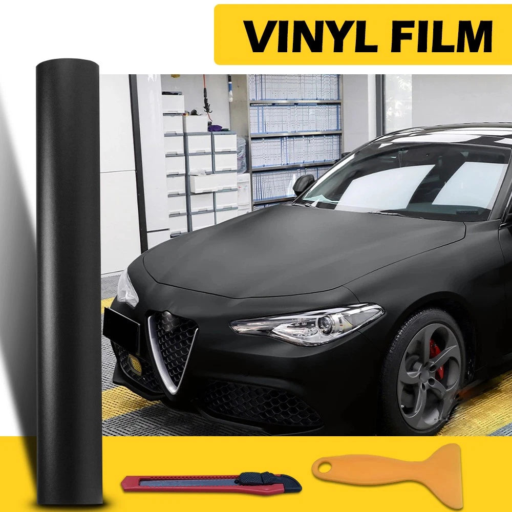 Autoparts Matte Vinyl Wrap Car Sticker Decal Film Bubble Free 150cm*30cm EOA 6B93BC-57