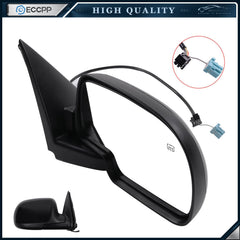 Power Mirror For 03-07 Chevy Silverado Sierra 1500 Right Side Heated Manual Fold 6B93BC-57