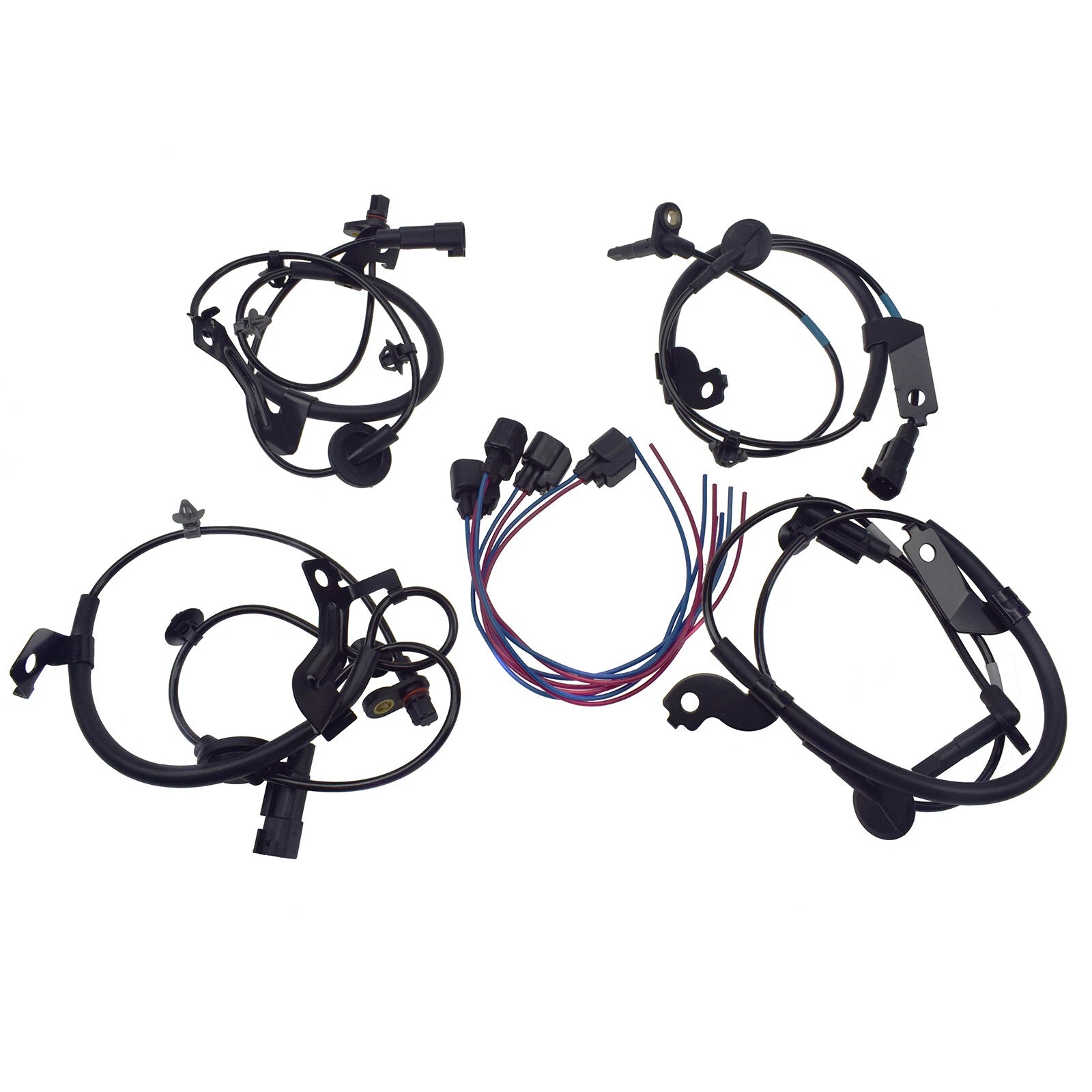 ABS Wheel Speed Sensor W/ Connectors For Mitsubishi Lancer Outlander 2008-2017 6B93BC-57