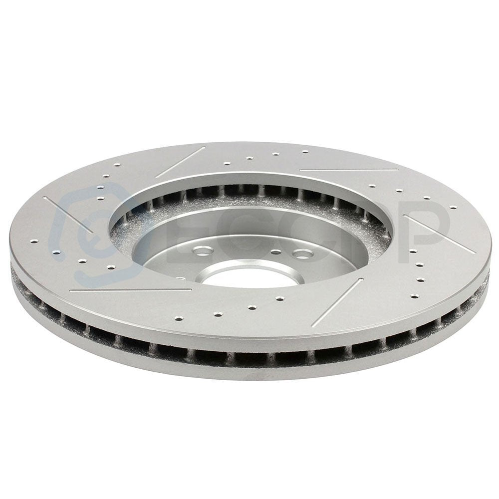 Front Drilled Slotted Ceramic Brake Pads And Rotors For 2003-08 Honda Pilot 3.5L 6B93BC-57