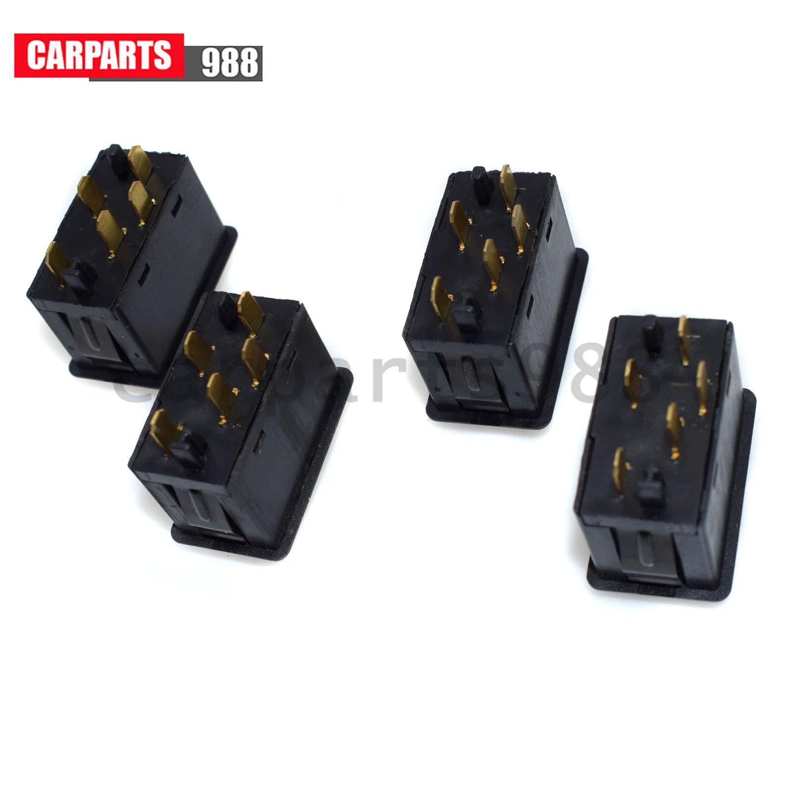 Set of 4 5Pins Illuminated Power Window Switch For BMW E30 318i 325i 61311381205 6B93BC-57
