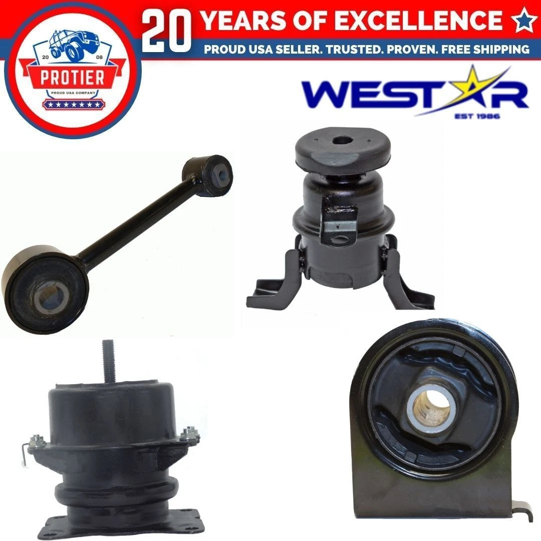 Engine Motor & Torque Strut Mount 4PCS Set Compatible for 06-08 Mercury Mariner 6B93BC-57