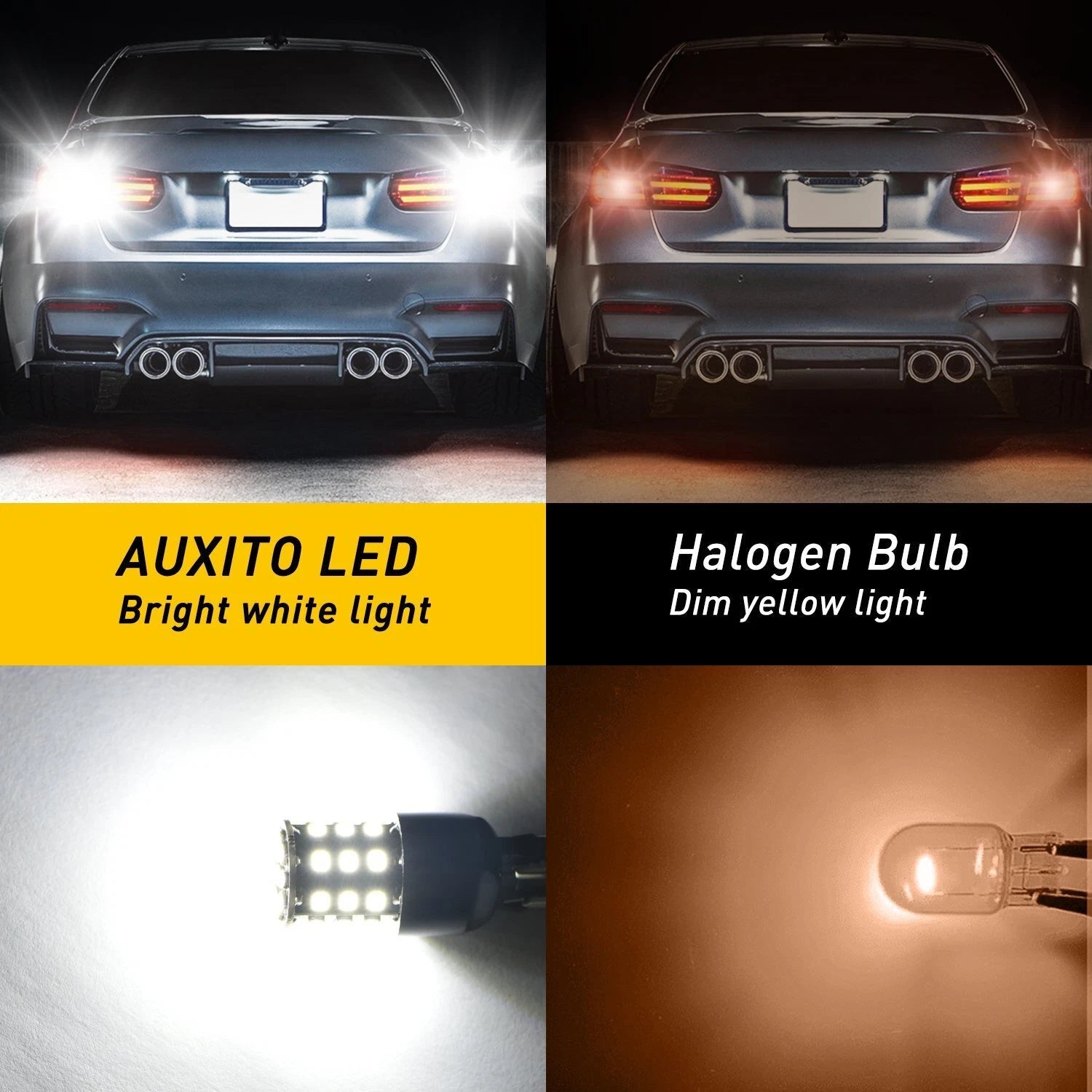 2x 33smd 7440 Rear Turn Signal Light 6000K LED Bulb for 03~17 Honda Accord Civic 6B93BC-57