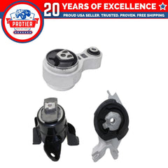 Fits 2010-2012 Ford Fusion/Mercury Milan 2.5L AUTO Motor & Trans Mount Set 6B93BC-57