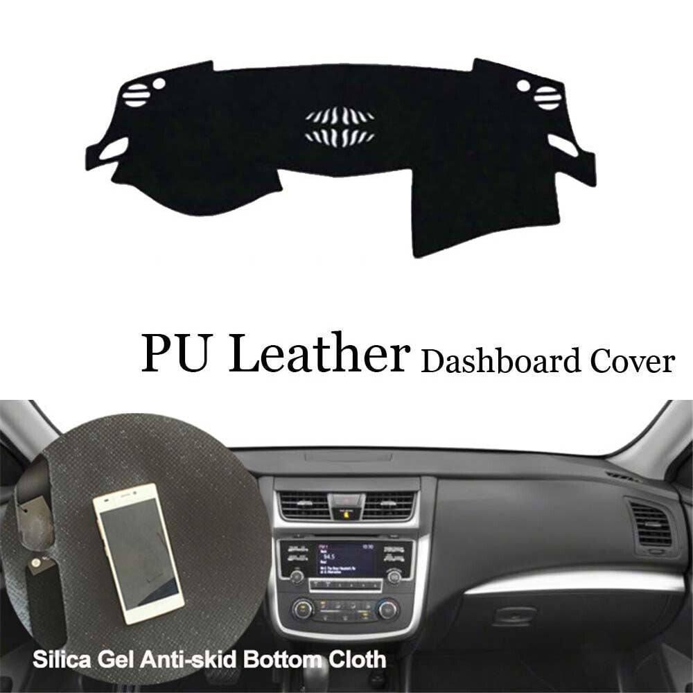 Dashboard Console Cover PU Leather Protector Sunshield Pad Fit For Nissan Teana 6B93BC-57