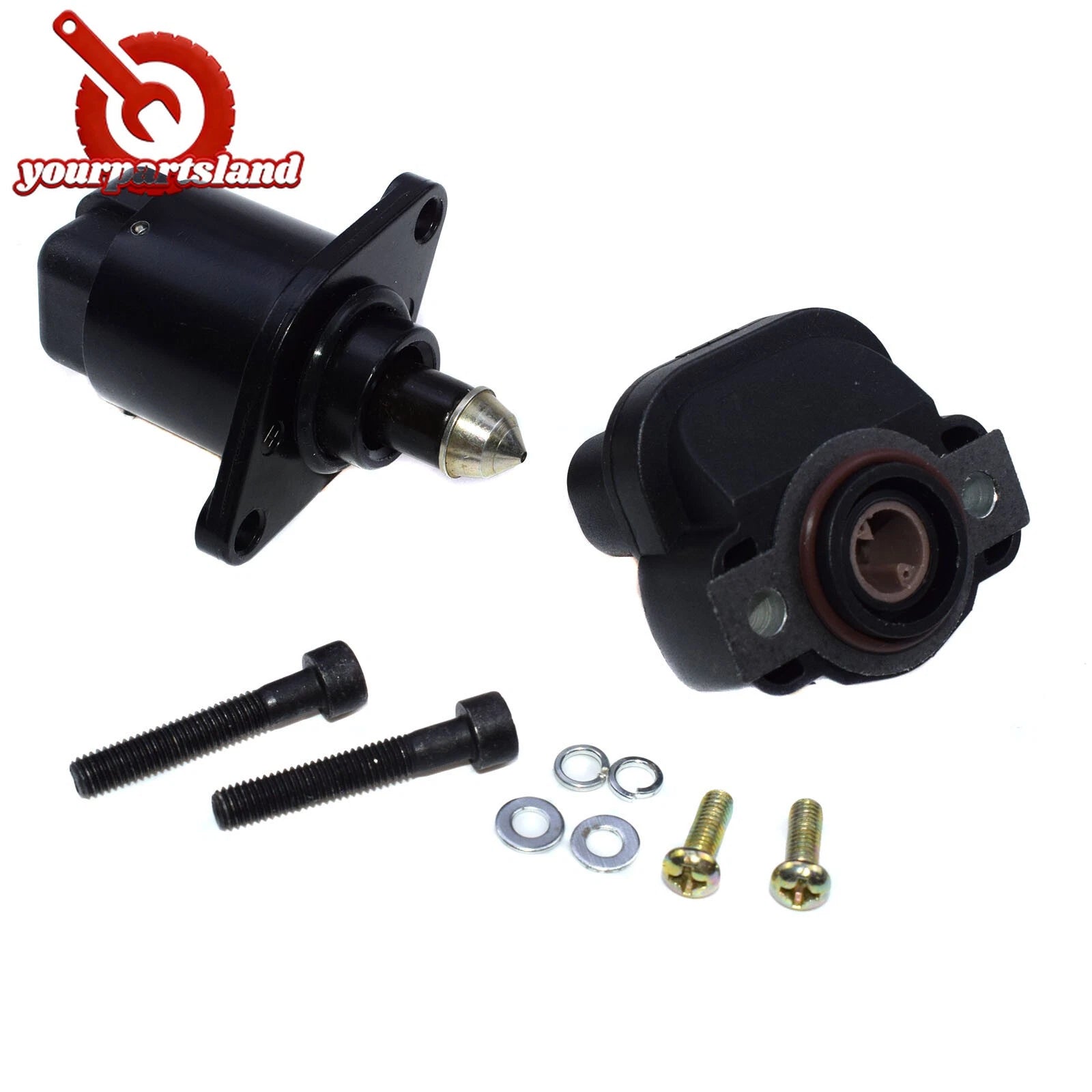 Idle Control Valve & Throttle Position Sensor For Eagle Chrysler Dodge Voyager 6B93BC-57