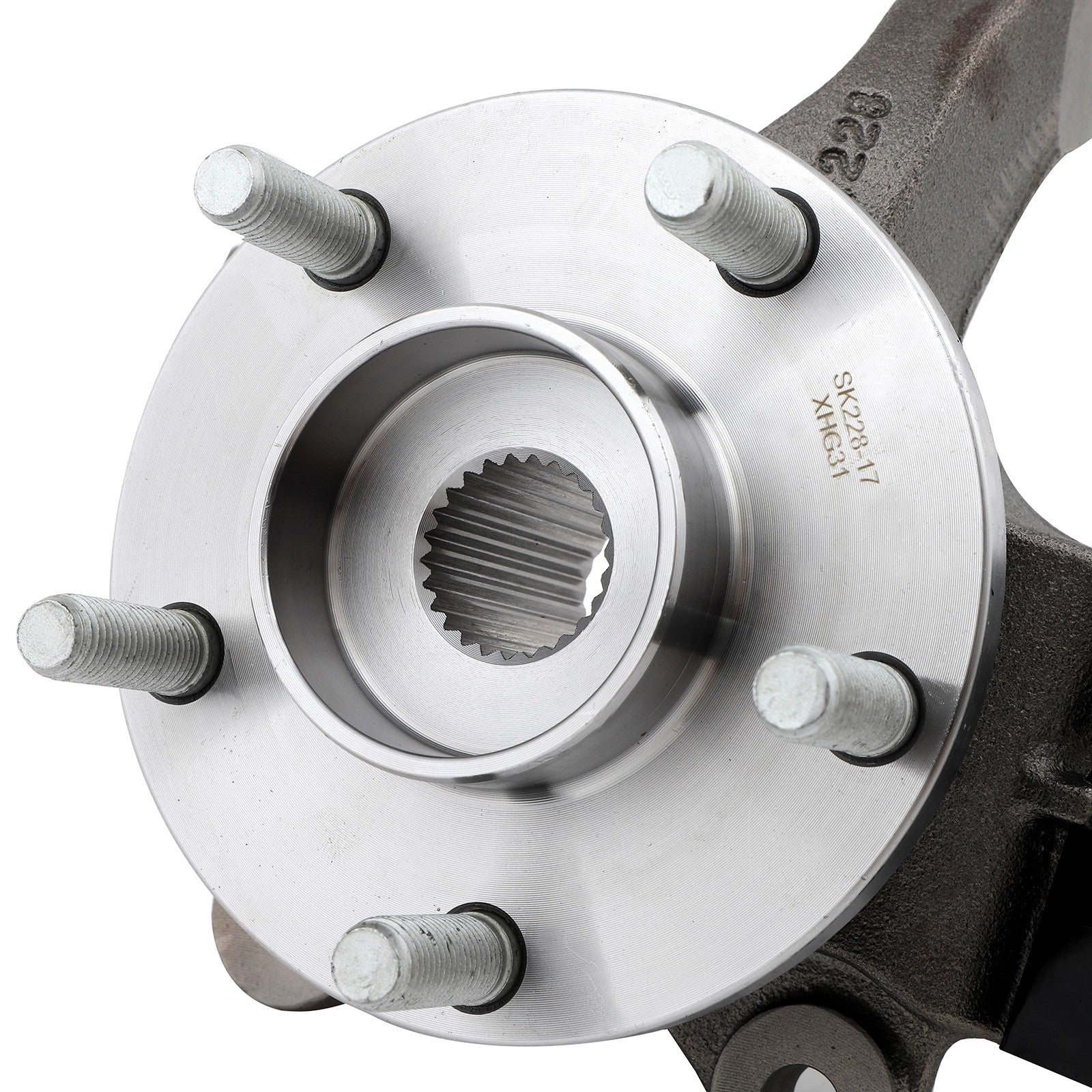 1Pc Wheel Hub Bearing Knuckle Front Left For Ford Transit Connect 2010-2012 2013 6B93BC-57