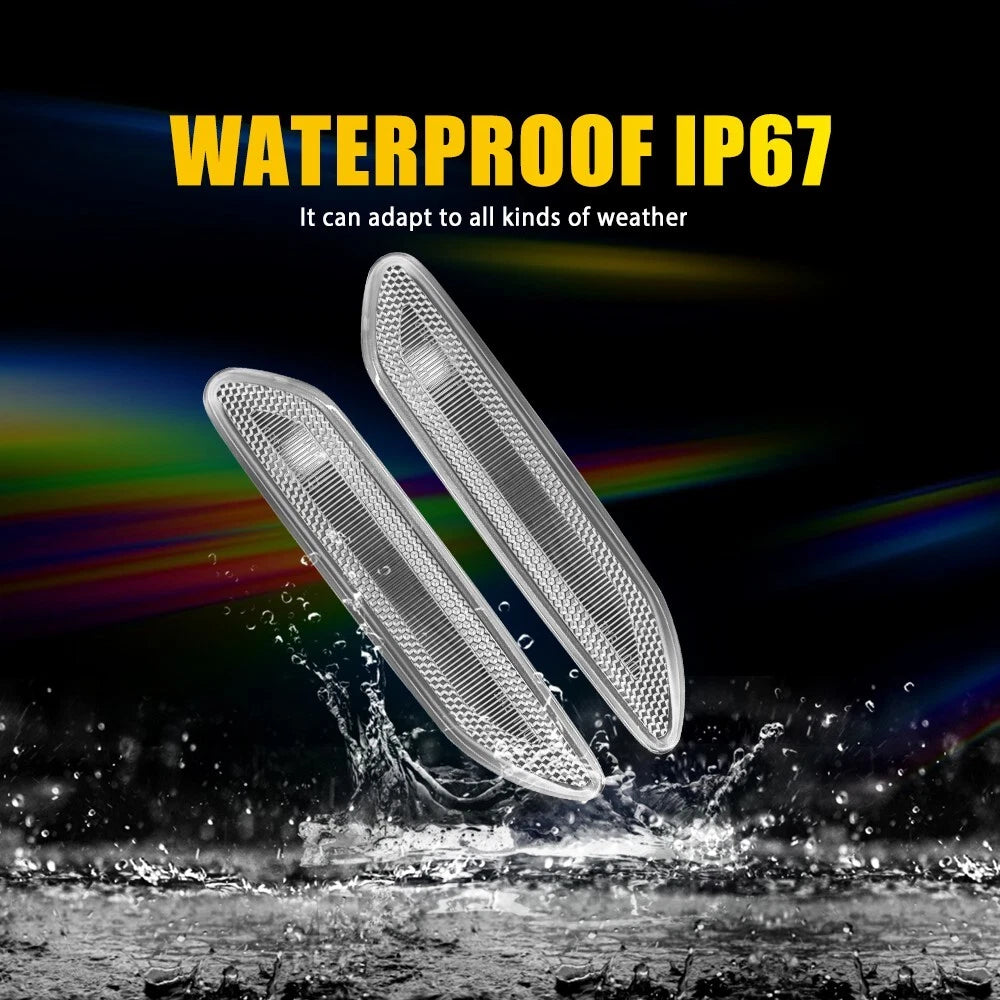 For 2011-16 MINI Cooper R60 R61 Countryman Clear Front Side Marker Light Housing 6B93BC-57