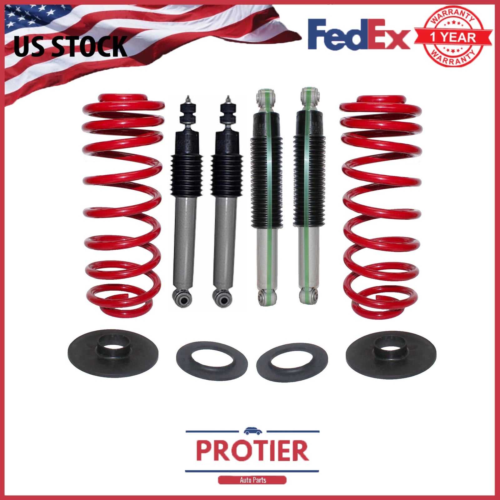 Air Spring & Conversion Kit Compatible For HUMMER V8 Cyl 6.2 2009-03 6B93BC-57
