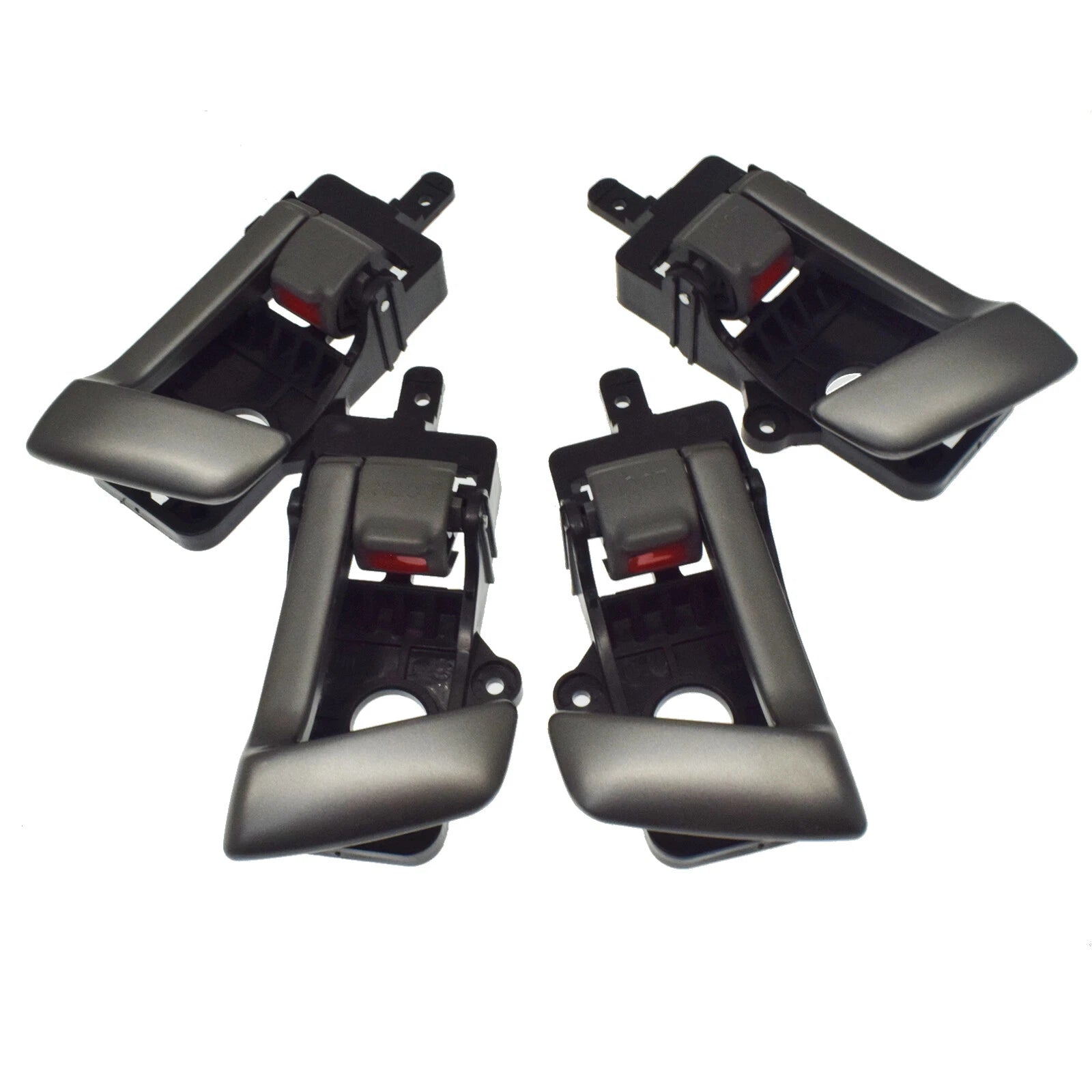 Left Right 4PCS Inside Interior Door Handle Grey For Hyundai Santa Fe 2007-2012 6B93BC-57