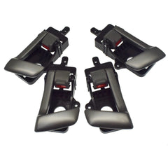 Left Right 4PCS Inside Interior Door Handle Grey For Hyundai Santa Fe 2007-2012 6B93BC-57