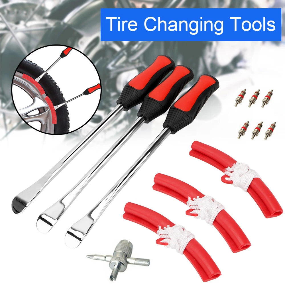 Universal Motorcycle Bike Tire Spoon Iron Tire Change Tool Lever Rim Protector A 6B93BC-57