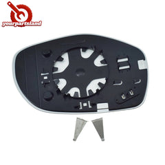 Left Driver LH Mirror Glass W/ Plate Heated for PORSCHE Cayenne 957 2008-2010 6B93BC-57