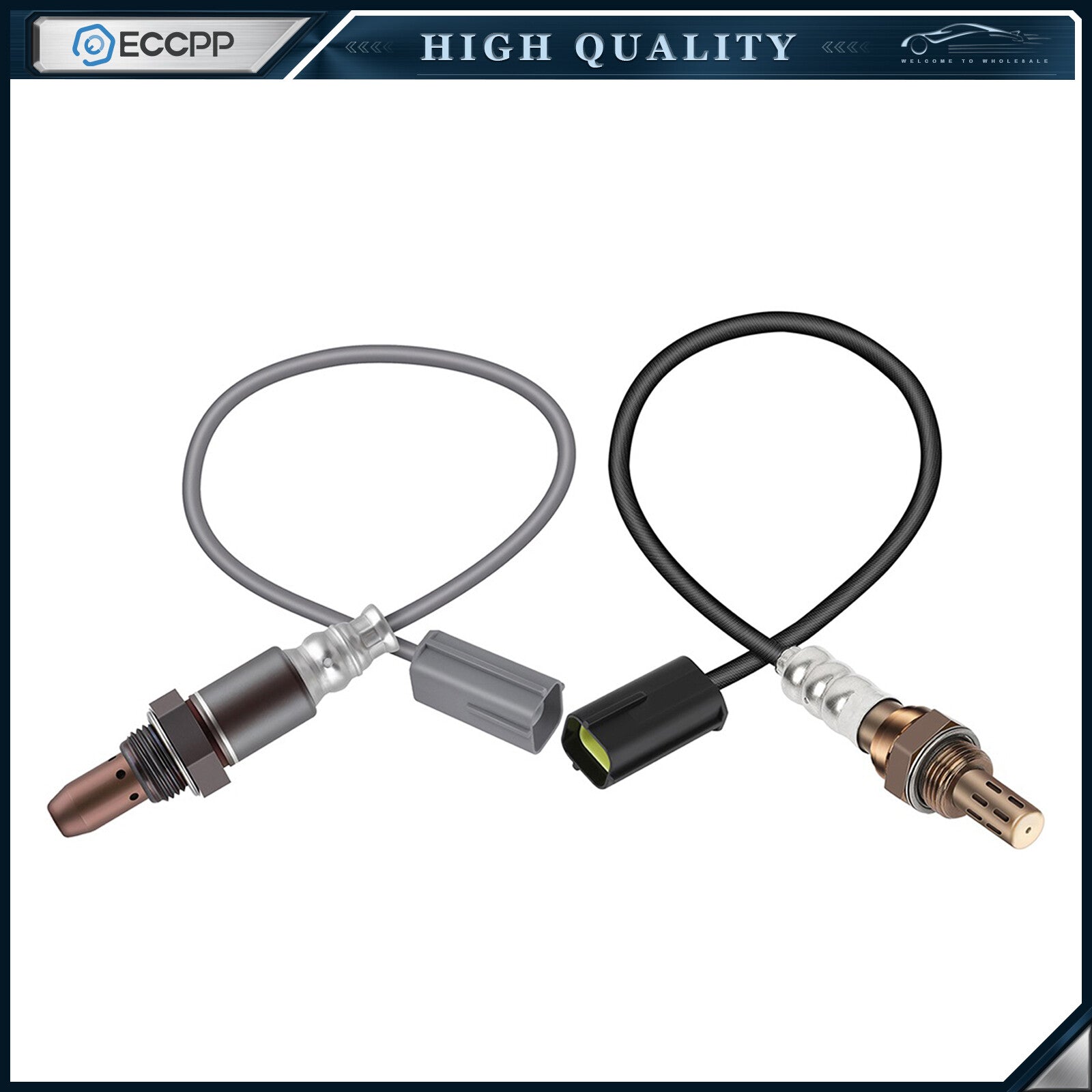 2pcs Upstream Downstream for Nissan Sentra 08-2012 Air Fuel Ratio Oxygen Sensor 6B93BC-57