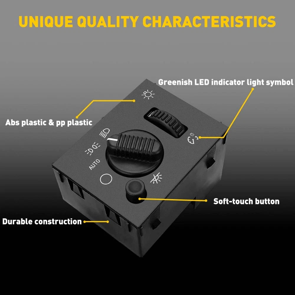 Headlight Dome Light Dimmer Switch for GMC Chevy Cadillac Hummer EOA 6B93BC-57