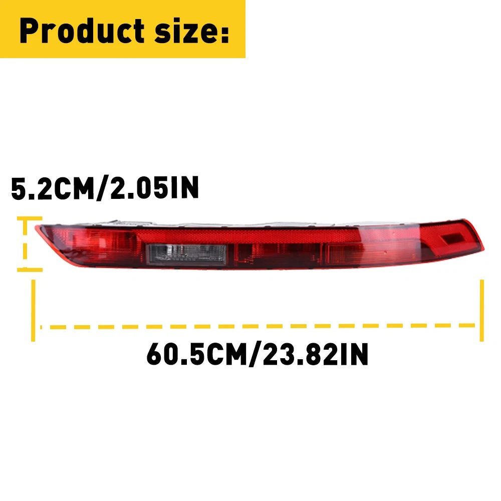 Rear Right Side Marker Bumper Light Red Lens Fit for 2018 2019 2020 2021 Audi Q5 6B93BC-57