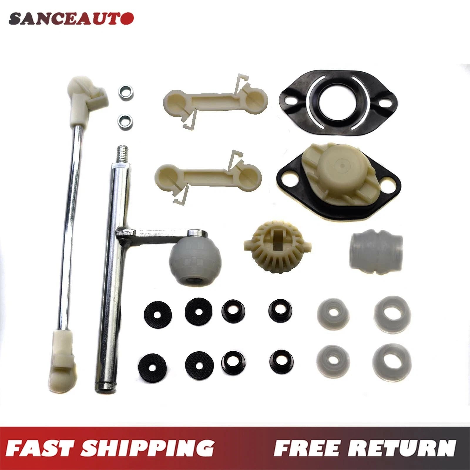 Manual Gearbox Shifter Bushing Rebuild Repair Kit for VW Golf 2 Jetta 191711574 6B93BC-57