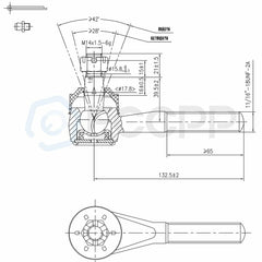 10Pcs Front Tie Rod Ends Ball Joints Idler Arms Kit For Dodge B250 1981-1994 6B93BC-57