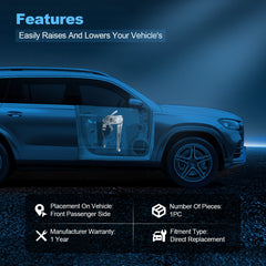 For 1993-11 Ford Ranger Front Right Passenger RH Power Window Regulator w/Motor 6B93BC-57