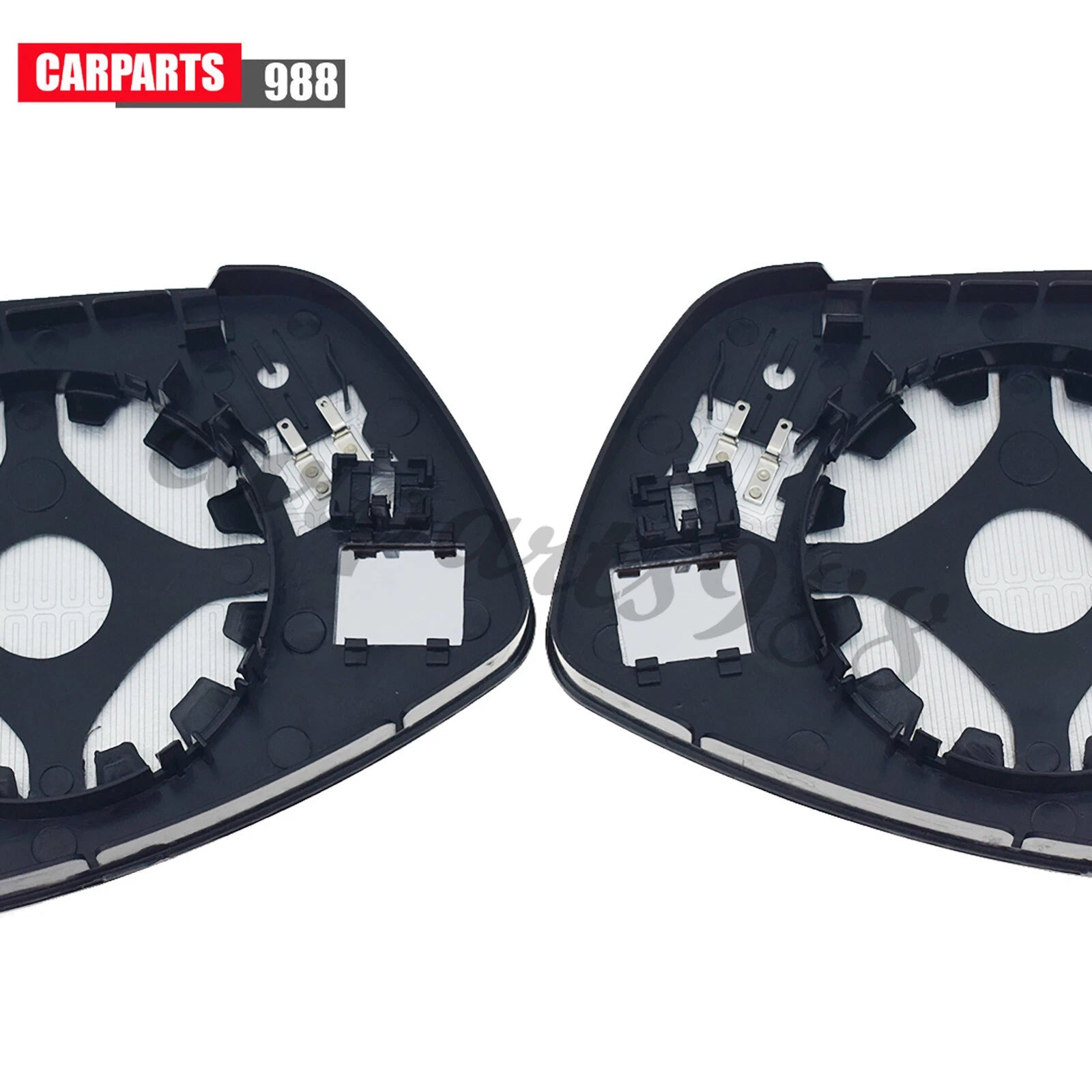 2Pcs Left Right Side Wing Mirror Glass Heated For 2012-2019 Peugeot 208 / 2008 6B93BC-57