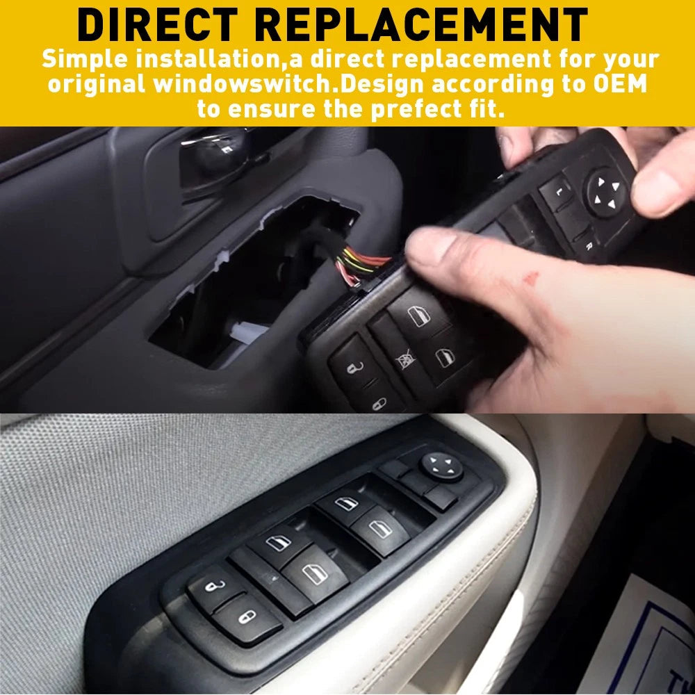 Window Switch For 56046553AC Control 2013-2016 Dodge Master Left Dart Driver 6B93BC-57