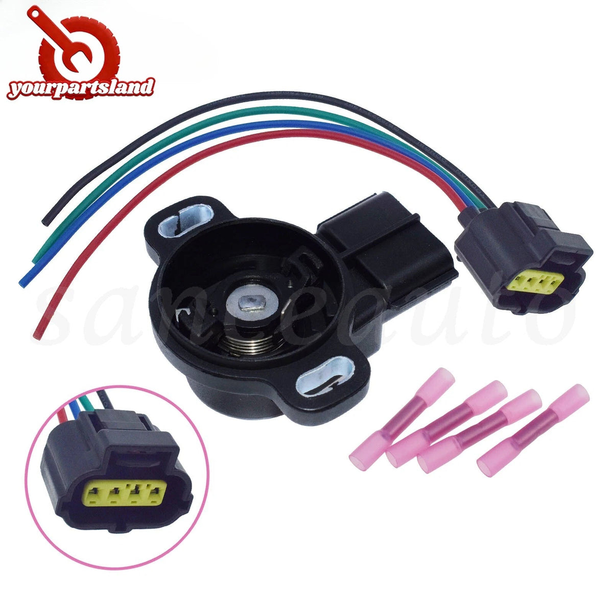 Throttle Position Sensor & Connector For Lexus Toyota Geo Kia Mazda 8945222090 6B93BC-57