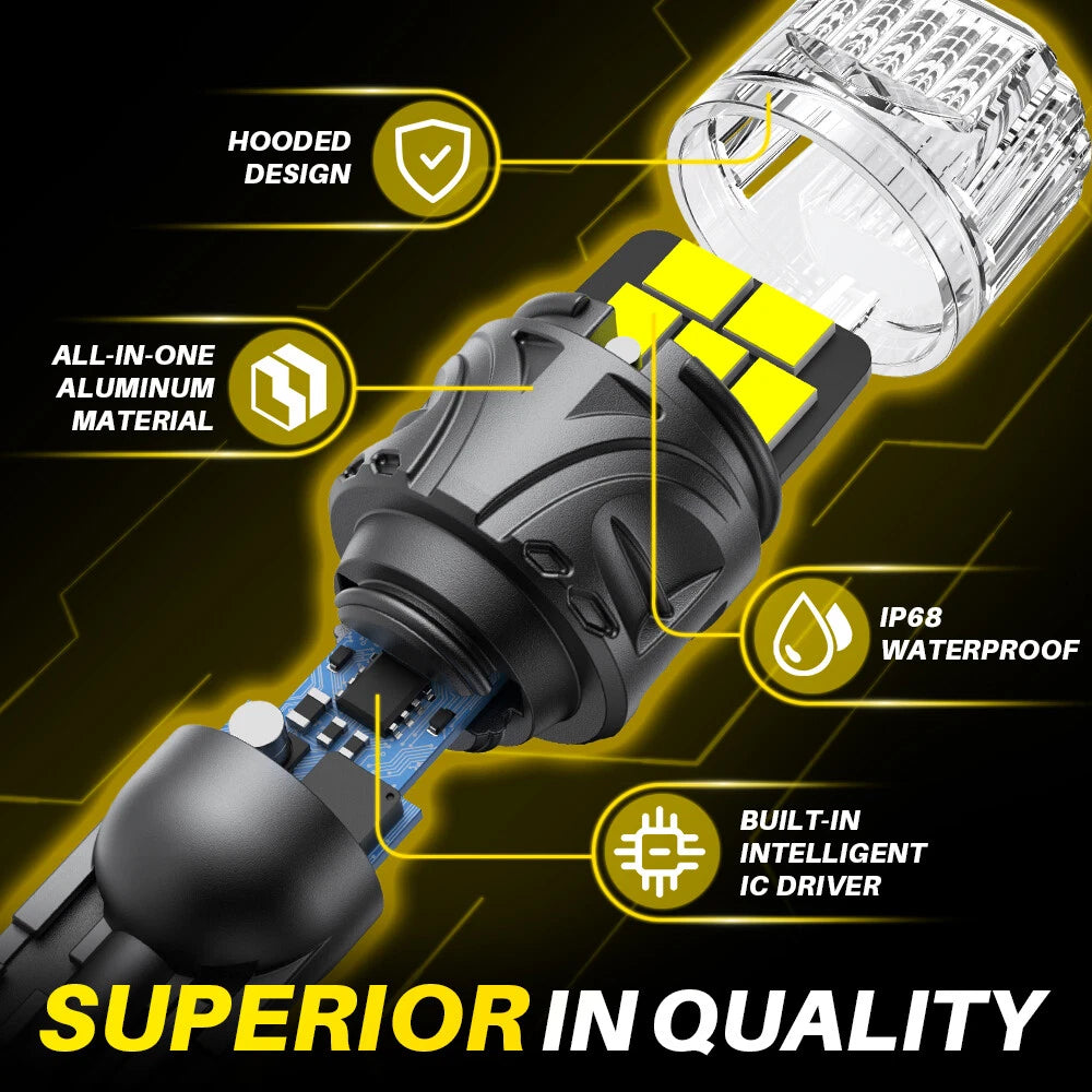 AUXITO LED Reverse Back Up Light Bulb 921 912 W16W T15 916 Super White BRS EOA AUXITO