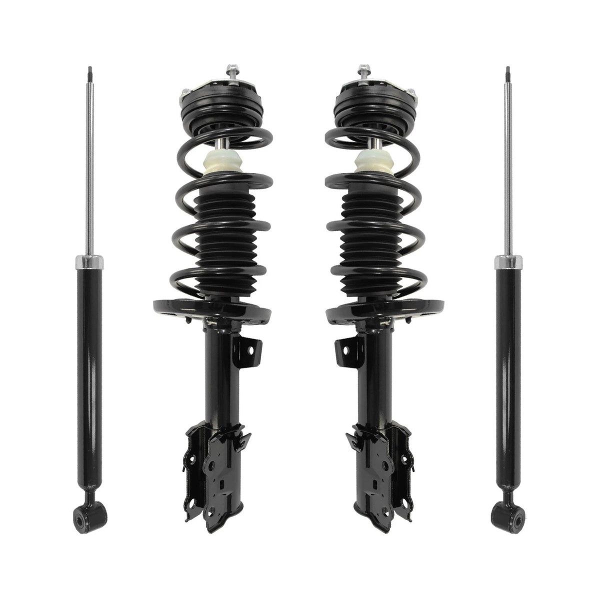 Front & Rear Complete Strut Assembly Shock Kit for 2014-2019 Ford Fiesta 6B93BC-57
