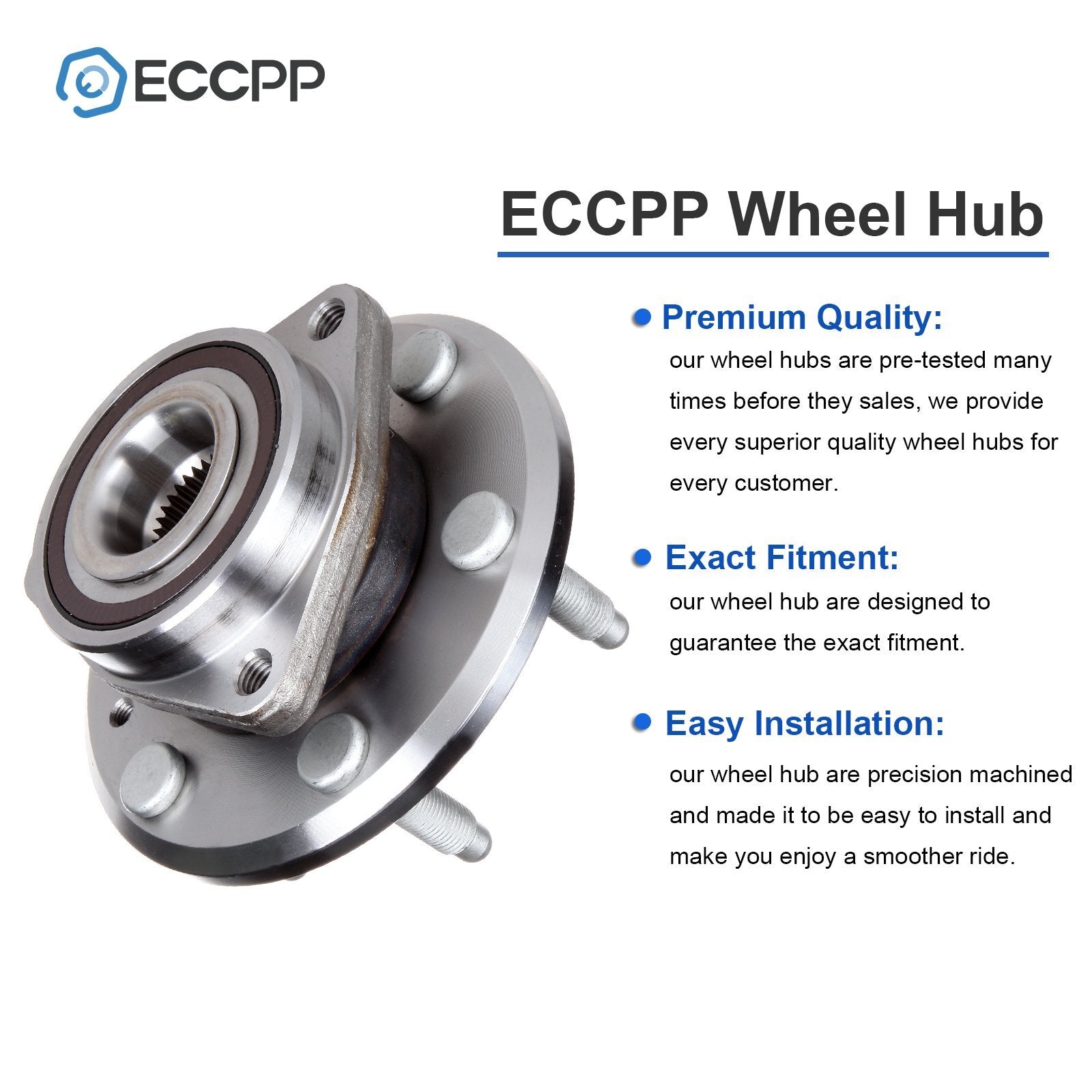 Full Set Front & Rear Wheel Hub Bearings For Chevy Traverse GMC Acadia 2009-2017 6B93BC-57