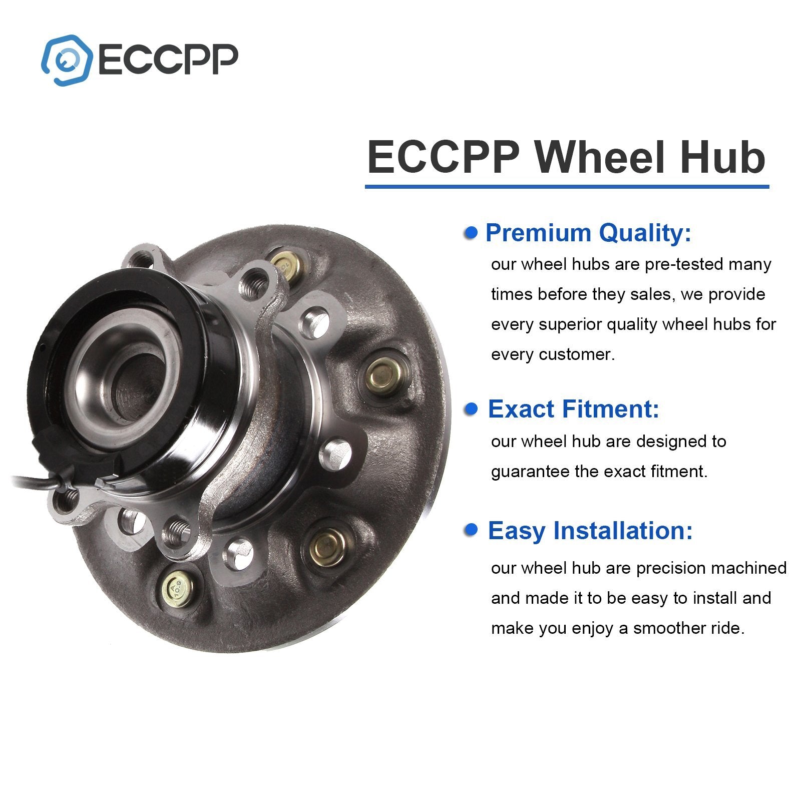 1 Pcs Wheel Hub Bearing Front Right RWD For Chevy Colorado 2004-2008 Z85 Chassis 6B93BC-57