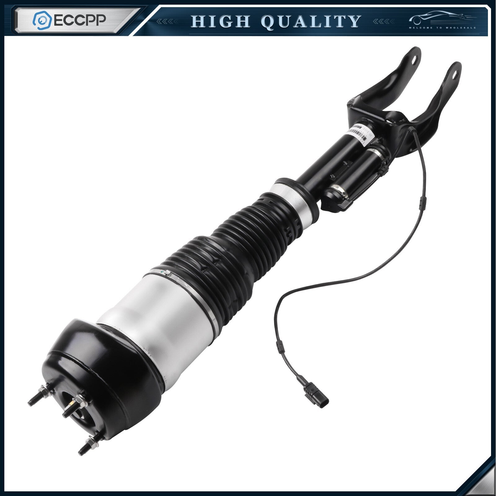 3Pcs Front Air Suspension Shock Air Compressor For Mercedes X166 W166 ML63 GL550 6B93BC-57