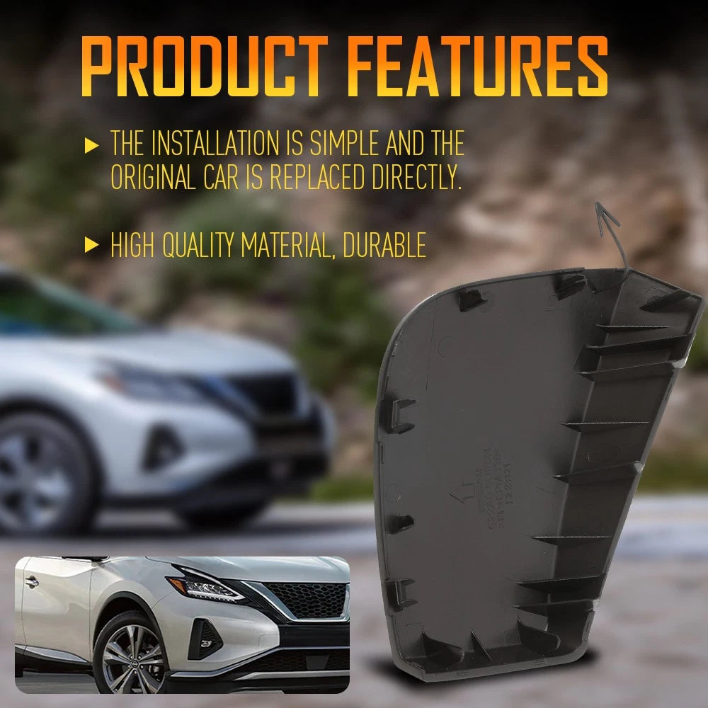 Front Bumper Tow Hook Cover For 2019-2023 Nissan Murano 622A0-9UF0H 1x 6B93BC-57