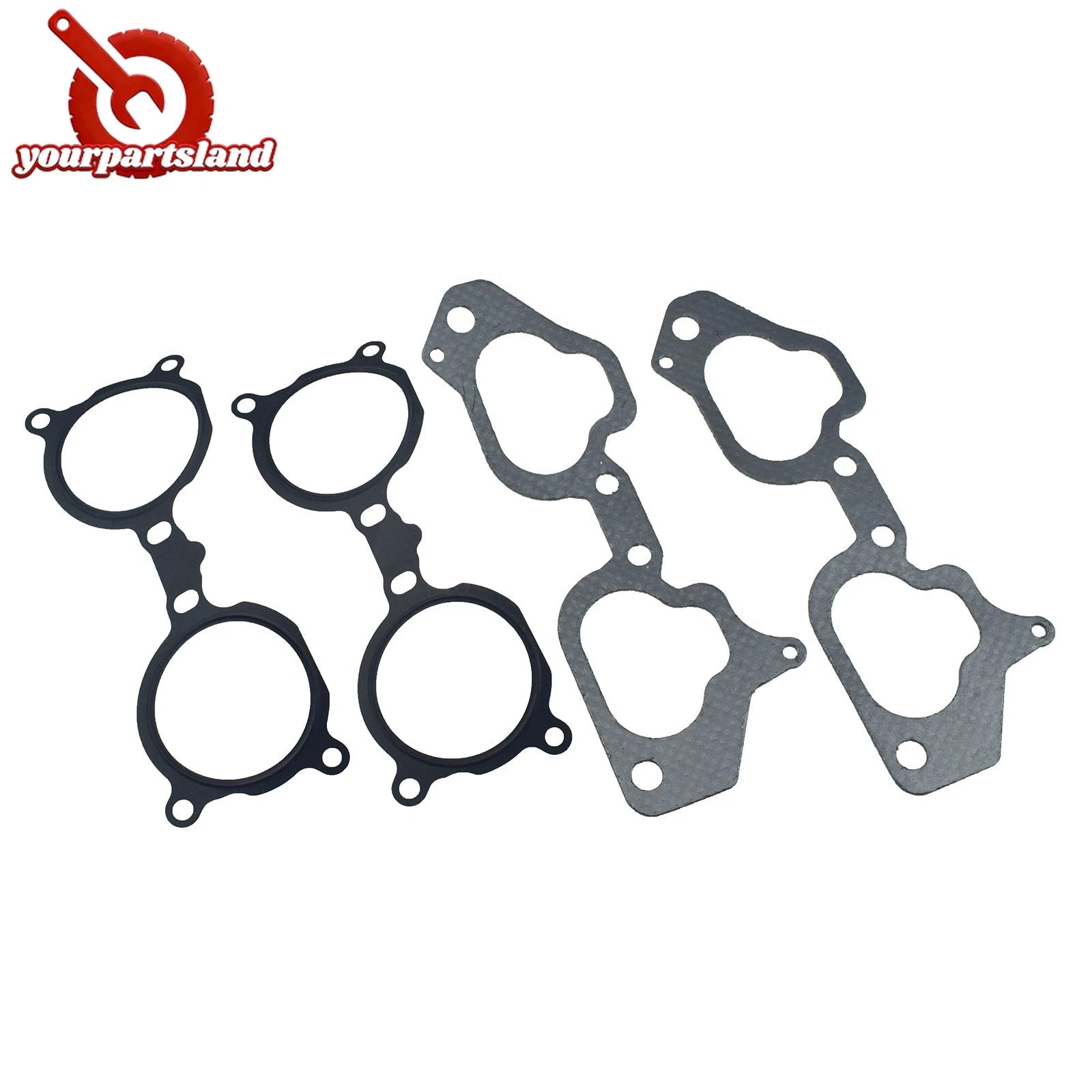 Intake Manifold Gasket 4PC For Subaru BAJA Impreza WRX STI 14035AA421 14075AA161 6B93BC-57