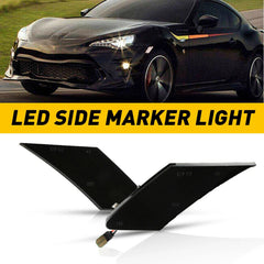 2pc LED White Rear Side Marker Light for 2013-20 Subaru Accessories BRZ AUXITO AUXITO